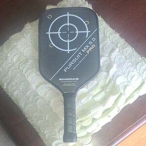 Engage Pursuit MX 6.0 Pro Pickleball Paddle.  RAW Toray 1700 Carbon Fiber Pro